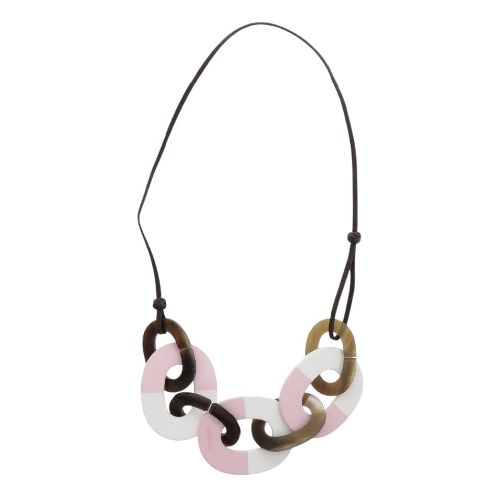 新品同様 カランバ ネックレス バッファローホーン/ラッカー ブラウン 0271【中古】 レディース