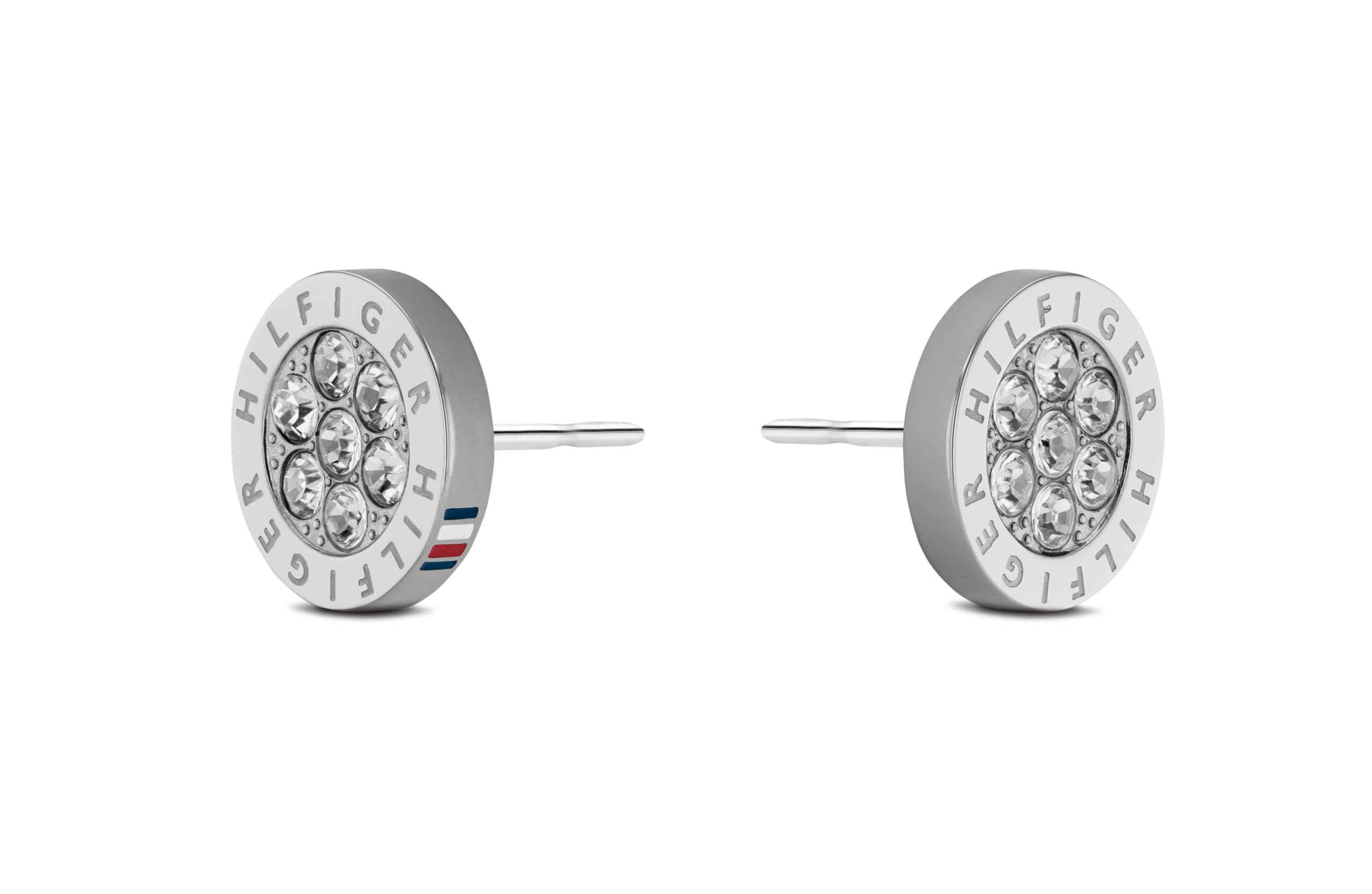 Tommy Hilfiger Women s Stainless Steel Stud Earrings Color: Silver (Model: 2780565)