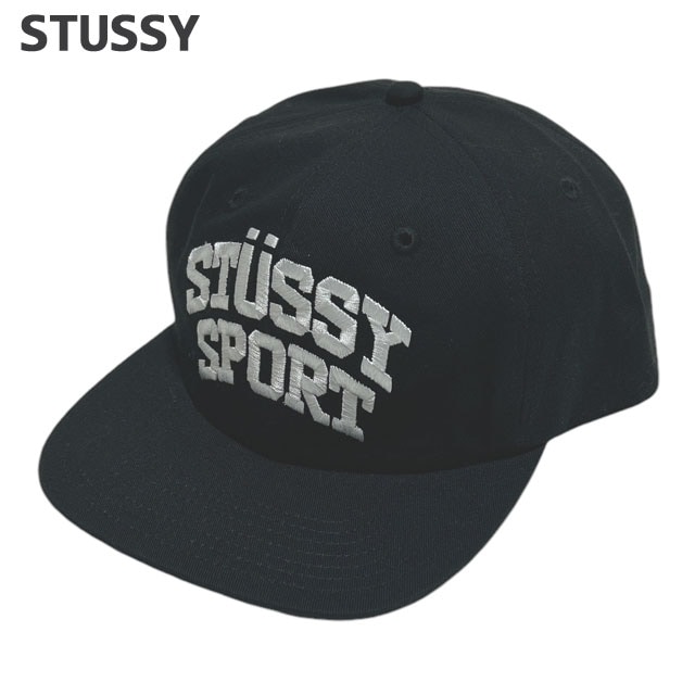 ステューシー STUSSY MD STUSSY SPORT CAP キャップ スケート ストリート エイトボール ストックロゴ 265-001927-011