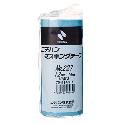 ニチバン マスキングテープ 100巻入 12mm×18m 227H-12BOX 5,221円
