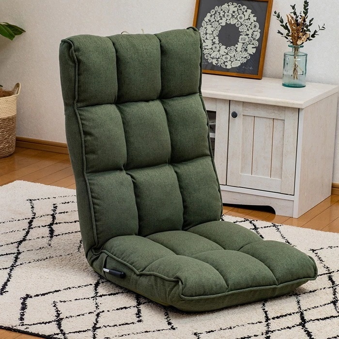 座椅子 kukka クッカ 北欧スタイルの座椅子 RMBS-55-OLV オリーブ