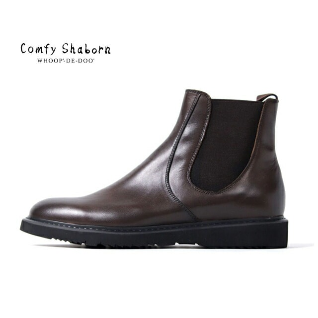 本革 カウレザー チェルシーブーツ 21330362 Comfy Shaborn whoop-de-doo コンフィシャボーン フープディドゥ