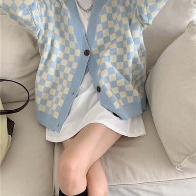 レディース トップス ニット カーディガン 長袖 Vネック ボタンダウン 前開き 2way かわいい 大人可愛い きれいめ シンプル カジュアル おしゃれ かっこいい レトロ こなれ感 ラフ 個性的