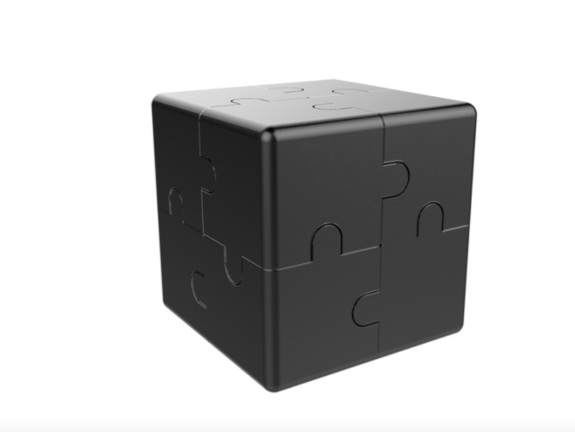 三次元知的ルービックキューブパズル教育教育玩具は学生パズルアルミニウム合金を無限ルービックキューブに拡張することができます