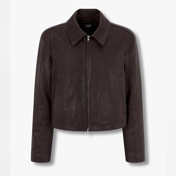 [MEN] エコレザーショートジップアップジャンパー9154361816