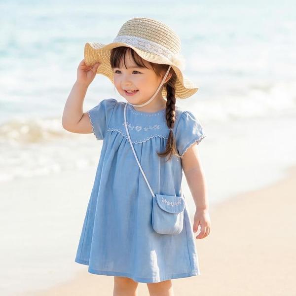 TC01 夏 ヘレンテンセル海ワンピース(バッグ) BLUE 01T334056 (E49700504)