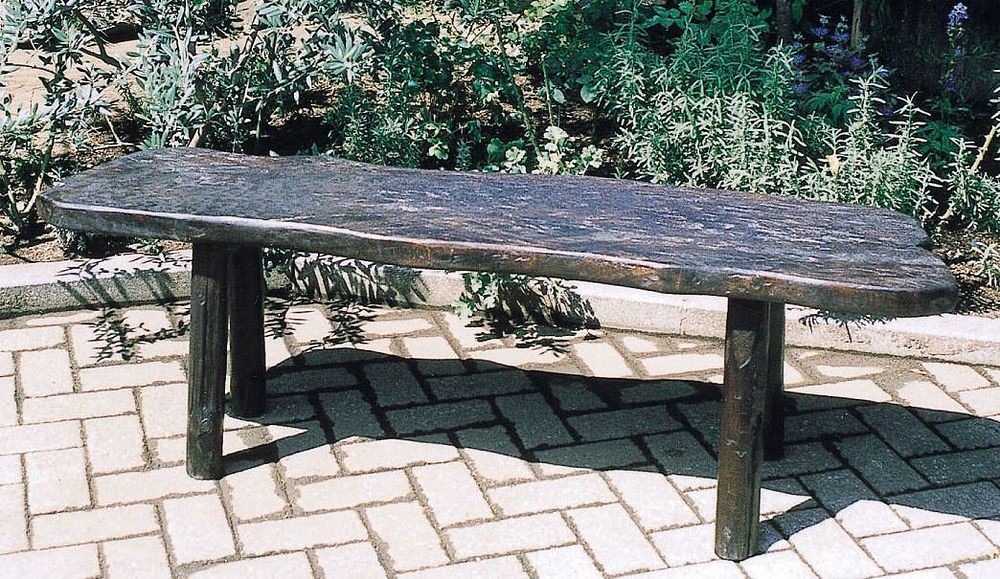 ジャービス商事　天然木無垢材　ロングベンチ　M　11405　木製　アンティーク調