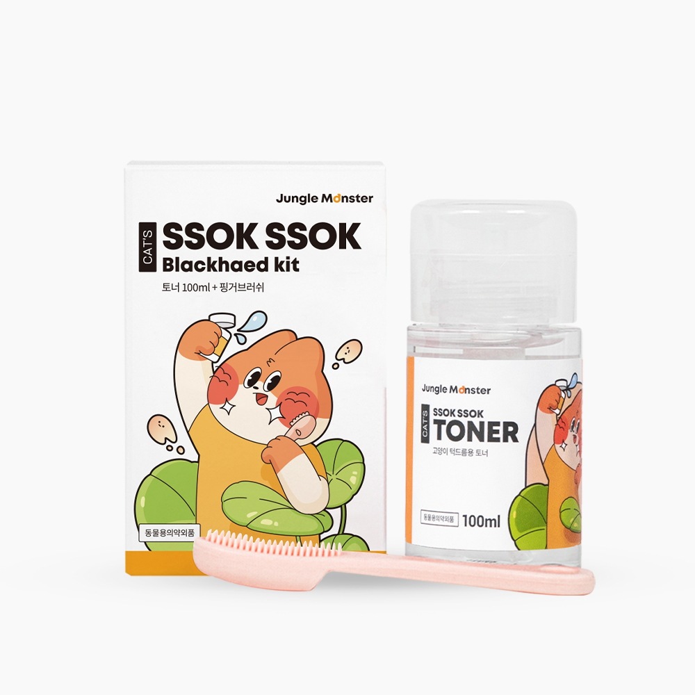 ジャングルモンスターキャットスーツトートトナー100ml+ピンカーブラシ