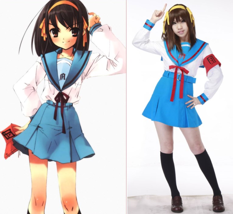 涼宮ハルヒの憂鬱 涼宮ハルヒ 冬服 コスプレ衣装 ハロウィン クリスマス服 変装服仮装