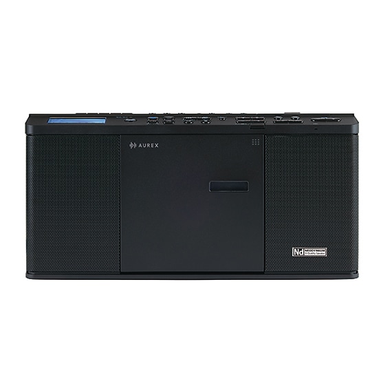 東芝　TOSHIBA CDラジオ TY-ANX3-K Aurex ワイドFM対応 Bluetooth ブラック TYANX3