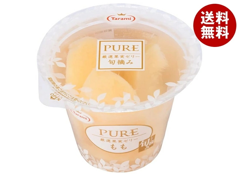 たらみ PURE ももゼリー 270g×18(6×3)個入×(2ケース)