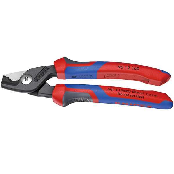 KNIPEX クニペックス ケーブルカッター ステップカット コンフォート 全長160mm パック入 9512-160SB