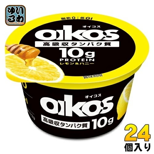 ダノンジャパン ダノン オイコス 脂肪0 レモン&ハニー ヨーグルト 113g カップ 24個 (12個入×2 まとめ買い) プロテイン 冷蔵 低GI ダノンヨーグルト