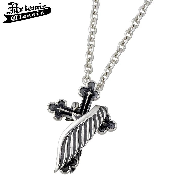アルテミスクラシック Artemis Classic エンジェル クロス シルバー ペンダントトップ アクセサリー メンズ 翼 十字架 ACP0308