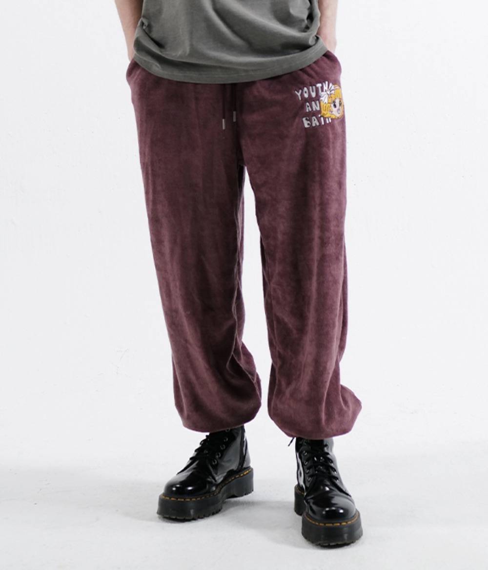 SS 22 terry jogger pants_ yujin brwon