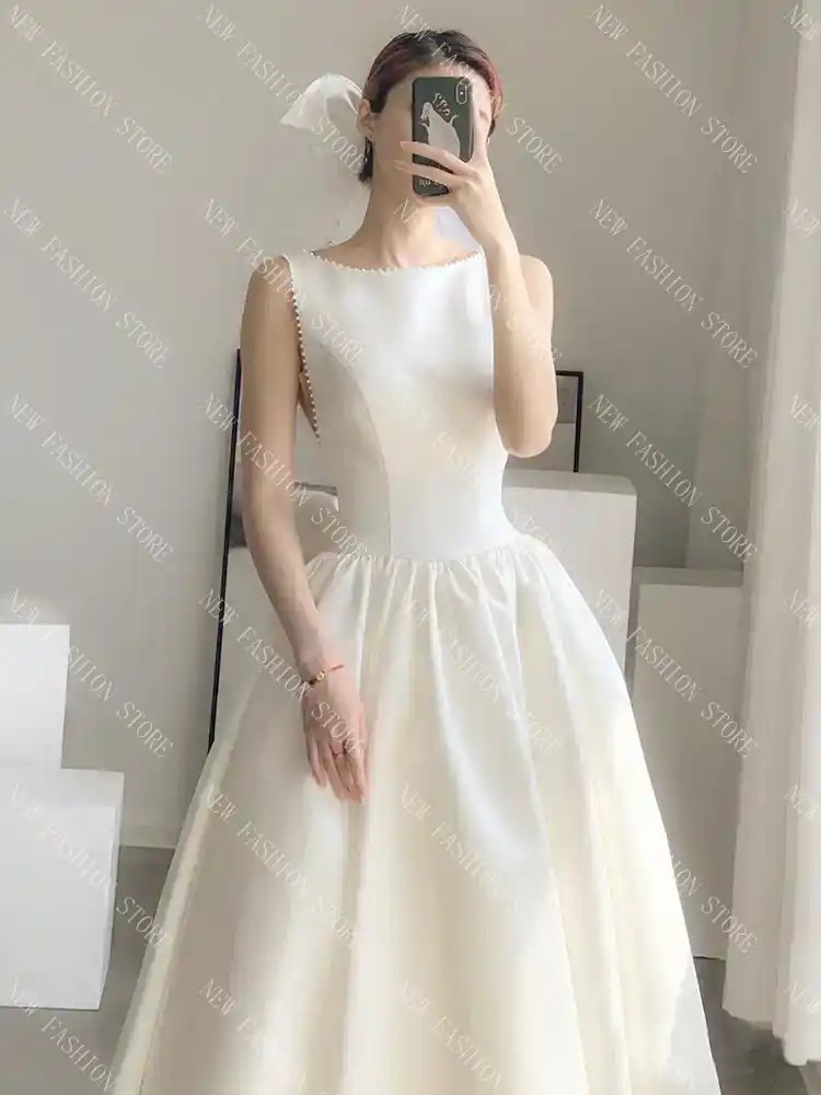 白いドレス軽い結婚式-28