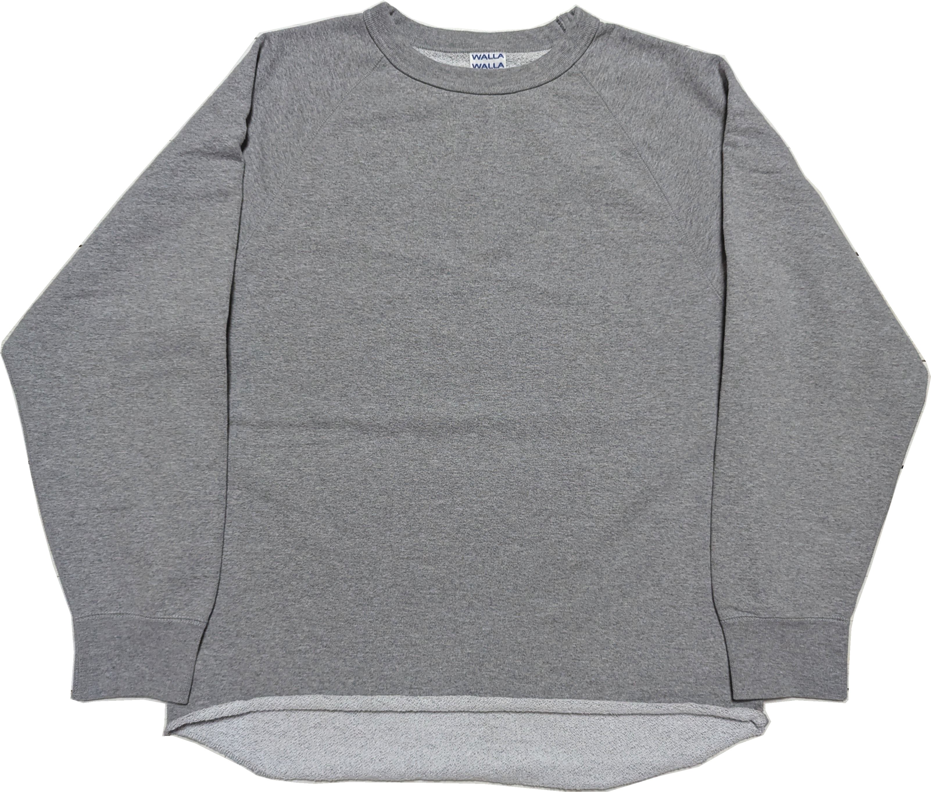 13オンス クルー スウェットシャツ H.グレー メンズ トレーナー 日本製 13oz CREW SWEAT SHIRT H.GREY 006
