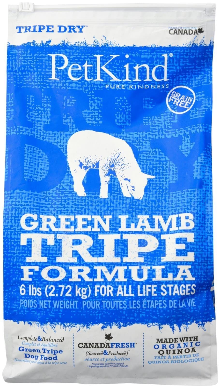 ペットカインド トライプドライ グリーンラムトライプ 2.72kg