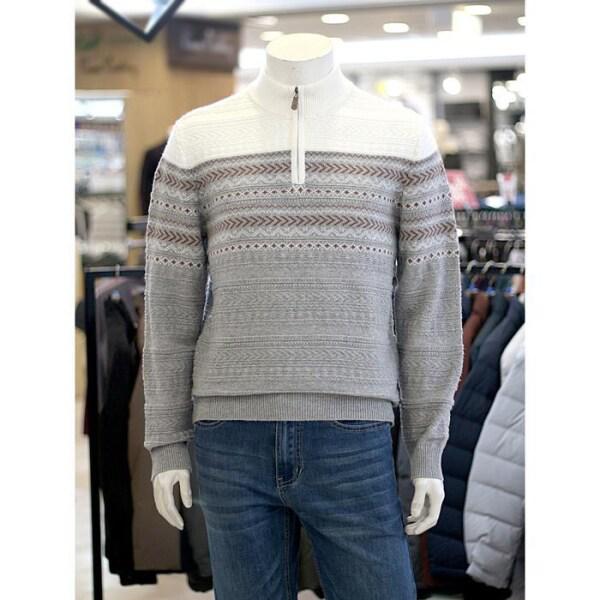 ピエール・カルダン セーブゾーン03 [ピエール・カルダン] 冬 ノルディックパターン ハーフジップ ニット AGPPKR4304A (27300234)