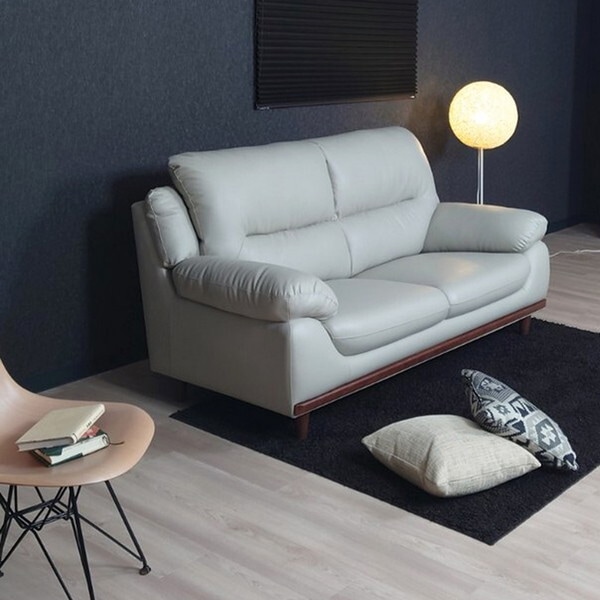 筑波産商 ニンバス 2P ソファー GY(PCN/PVC) H92(SH42)cm メーカー直送