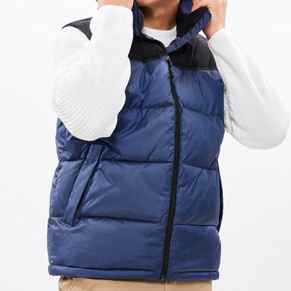 （KH）LD95Wヘビーパディングベスト 冬フードベスト 共用