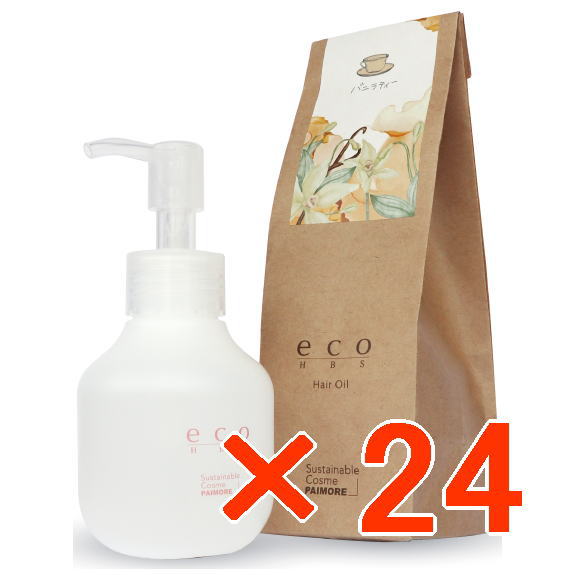 【送料無料】 パイモア エコエイチビーエス オイル 80ml バニラティー 【24個セット】／ 美容室専売品　ヘアオイル