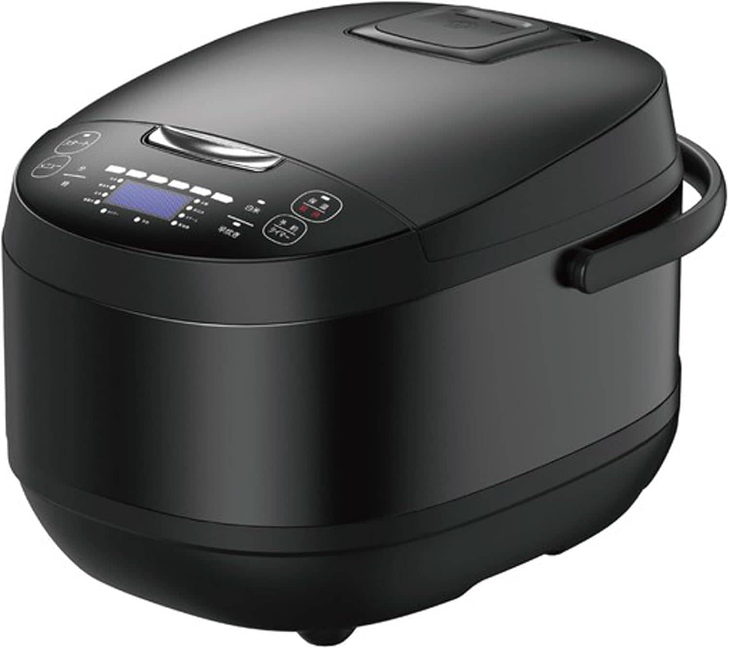 多機能炊飯器 一升 マイコン式 ブラック 極厚釜 10合 8種類の充実のメニュー(白米無洗米玄米お粥炊きこみご飯スチーム調理雑穀米再加熱) 24時間保温 予約機能 一人暮らし サポート