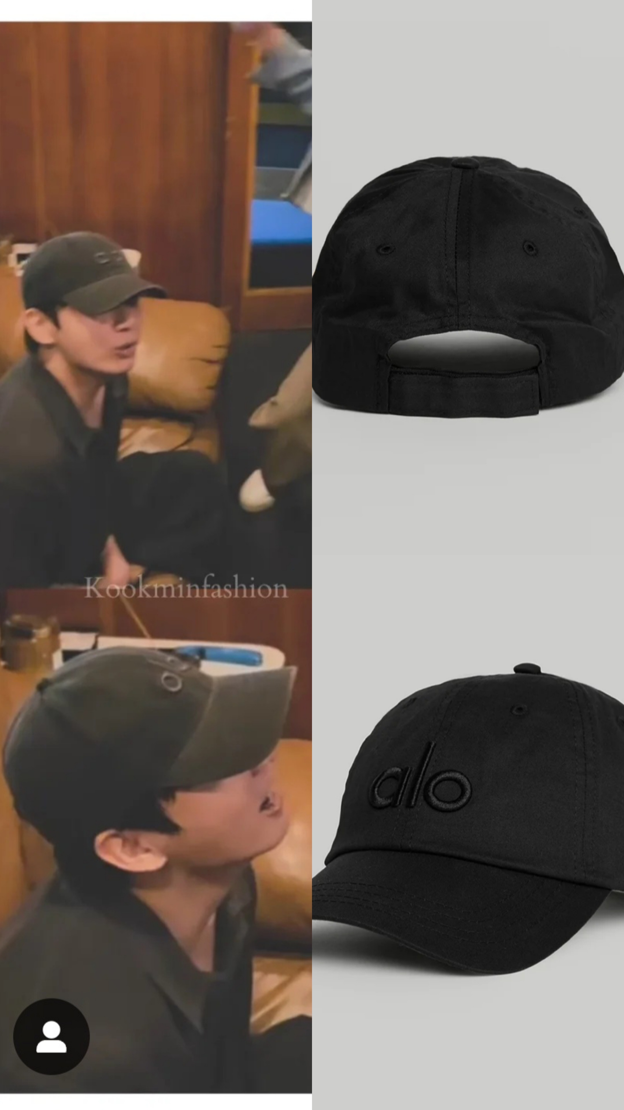 Alo/BTS jungkook wear/Off-Duty Cap