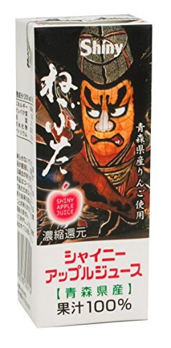他サイト： 青森県りんごジュース アップルジュース ねぶたスリムパック 200ml×24個の商品画像
