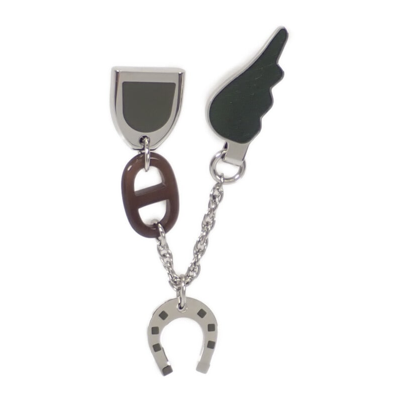 ボン・ヴォヤージュ H100058FPAV ブローチ バッファローホーン メタル ヴェール・ヴェロネーズ メンズ【Aランク】