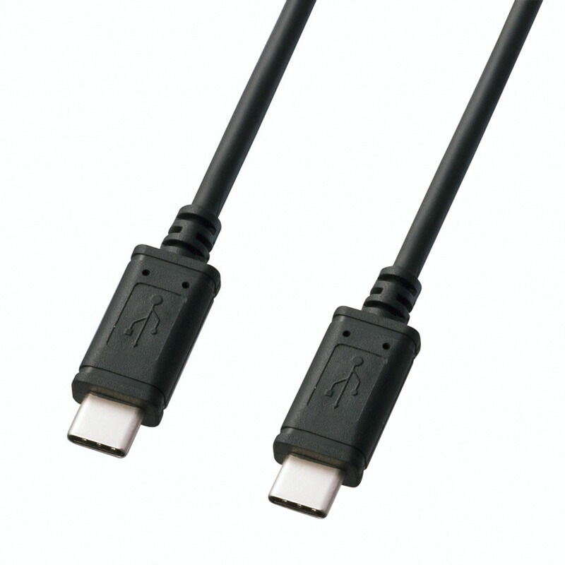 （まとめ買い）USB2.0 Type-Cケーブル 0.5m ブラック KU-CC05 [x3]