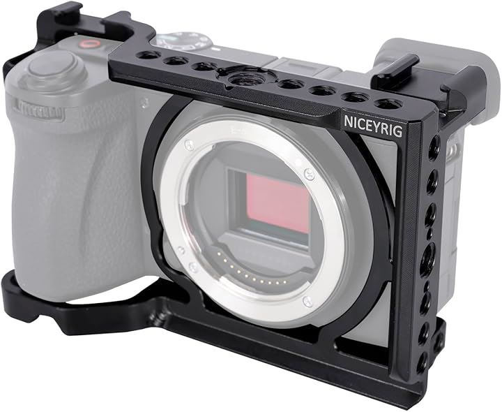カメラケージ Alpha A6700カメラに対応ケージILCE-6700Sony α6700に対応 フルケージ ブラケット カメラアクセサリー -567