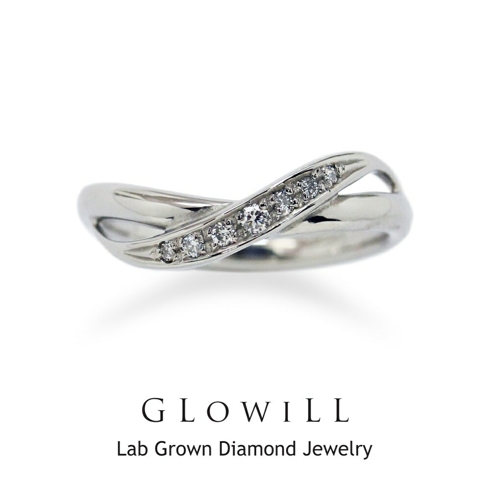 グローウィル 指輪 レディース ステンレス リング おしゃれ シルバー ラボグロウン ダイヤモンド 選べるサイズ 9号 11号 13号 シンプル おしゃれ プレゼント 女性 誕生日 結婚記念 結婚祝い