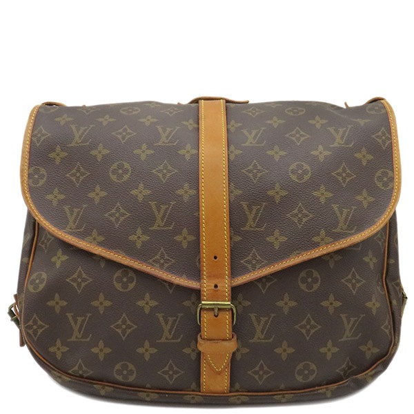 ルイヴィトン LOUIS VUITTON ショルダーバッグ ソミュール 35 モノグラムキャンバス モノグラム ゴールド金具 茶 斜め掛け M42254 AB0921【中古】 44,990円