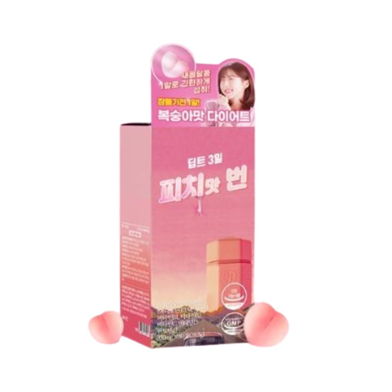 ピーチバーン／体脂肪減少／ダイエットサプリ／ダイエット／寝る前に1粒！マイナス890kcal消費／韓国ダイエット／アイドルダイエット