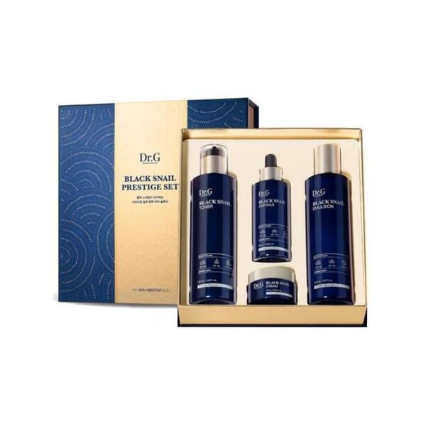 ドクタージー ブラック スネイル プレステージ 4点セット(トナー+エマルジョン+アンプル+クリーム)