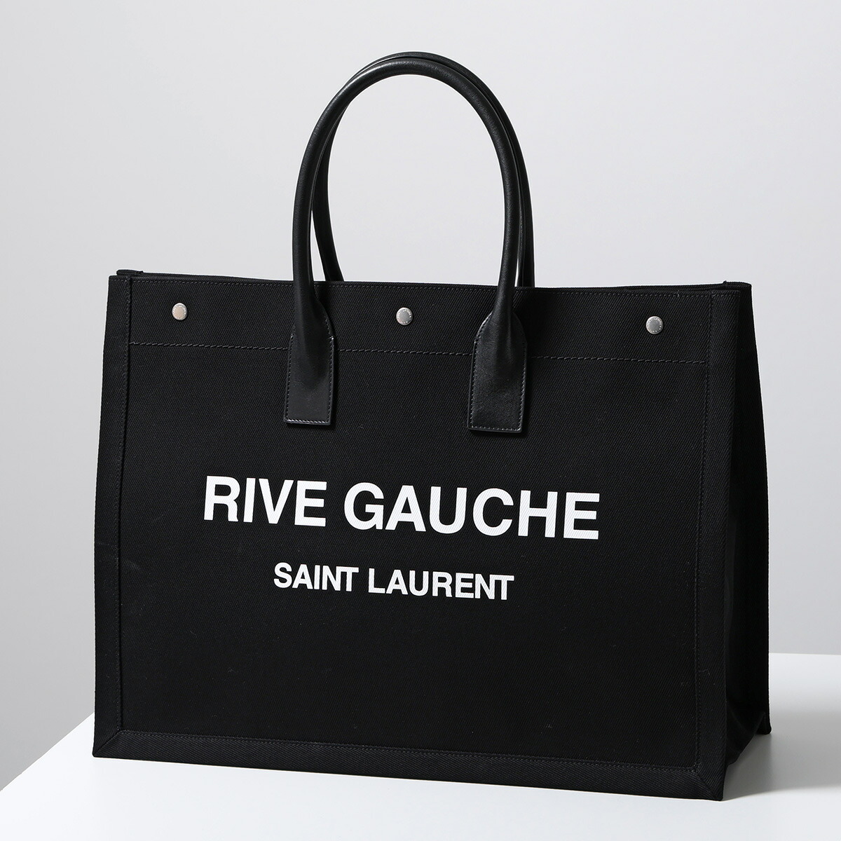 SAINT LAURENT サンローラン トートバッグ 509415 FAAVR メンズ レディース キャンバス レザー ロゴ 鞄 1070