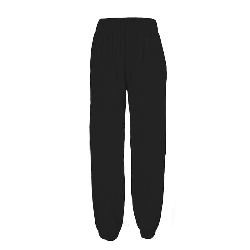 モコモコジョガーパンツ（ブラック）