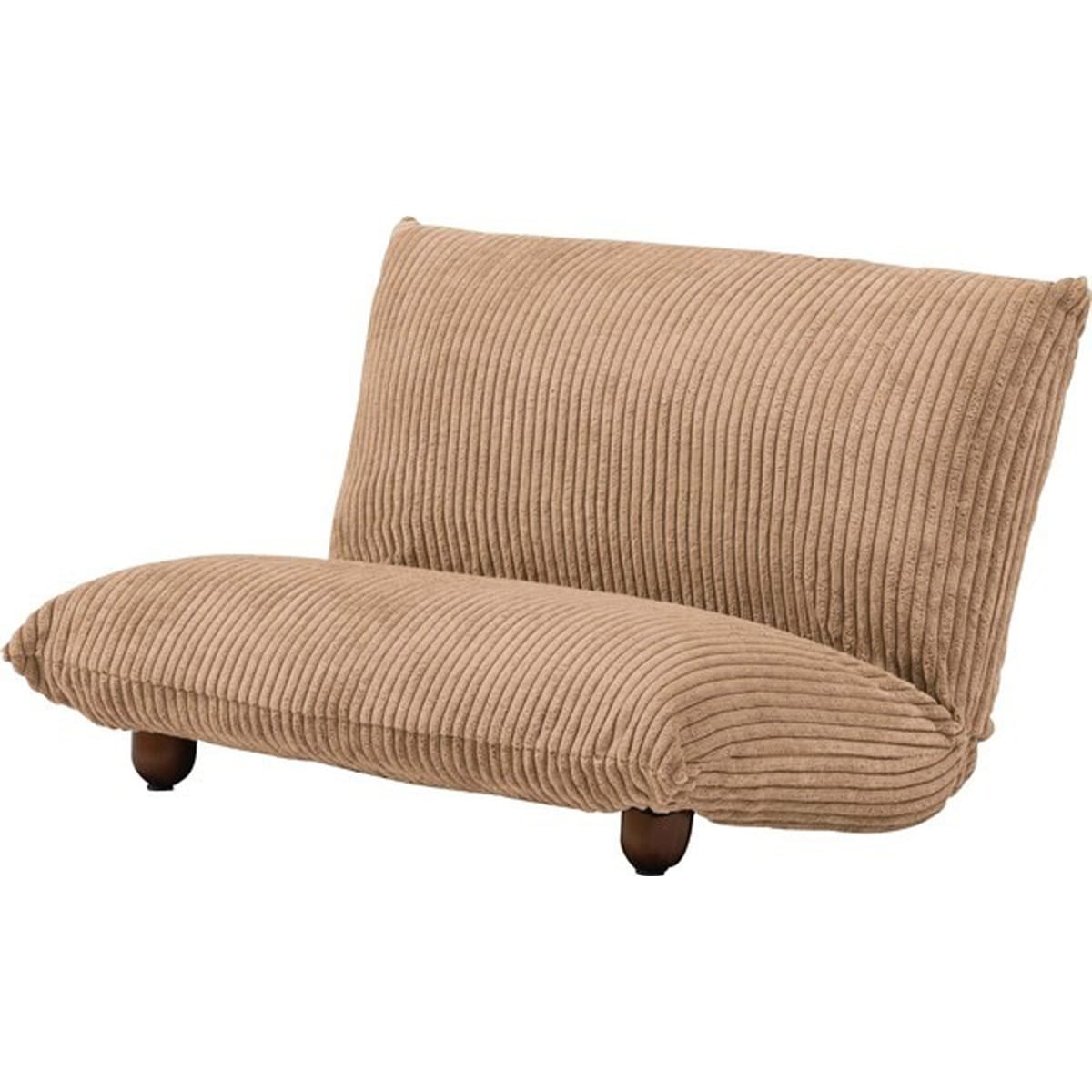 ワイドカックンリクライナーRKC-185BE RKC-185GY 座椅子 フロアチェア おしゃれ コンパクト 持ち運び 小さい 小さめ 折りたたみ式 脚付き コーデュロイ シンプル かわいい 一人暮ら