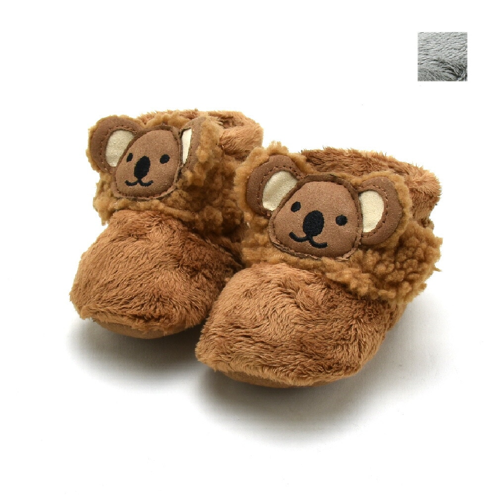 アグ ブーツ インファント ビクスビー ベビー コアラ スタッフィー ベビーシューズ ブラウン グレー UGG INFANTS BIXBEE KOALA STUFFIE【11210471】