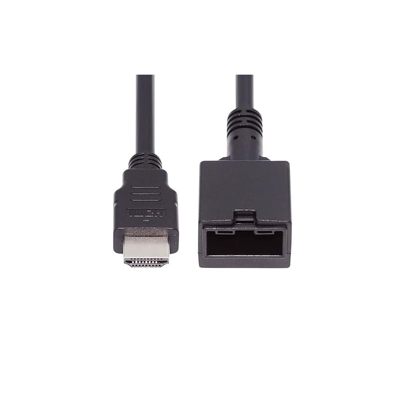 xiwai HDMI 1.4 4K タイプA オス - タイプEメス オーディオビデオケーブル 自動車接続システムグレードコネクター用 1.5フィート