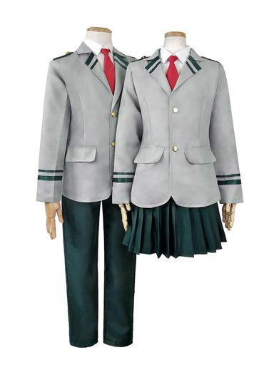 コスパ最高 即納 僕ヒーローアカデミア コスプレ 制服 衣装 仮装 コスチューム ハロウィン (女生制服 XL)
