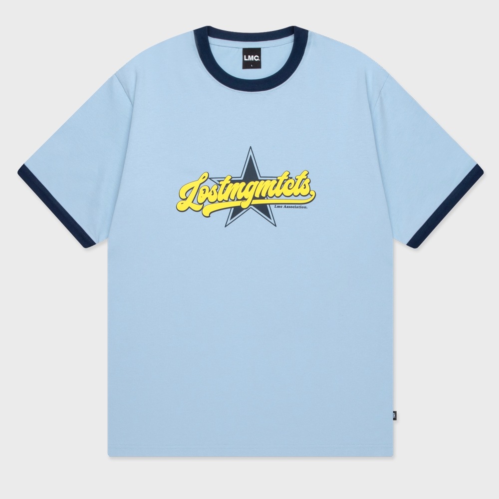 LMC スターリンガー T シャツライトブルー