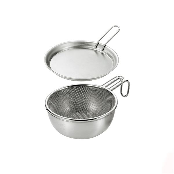 燕熟の技 シェラカップ・ボウル15cm・手付きザル・蓋トレー付き EJSB-500 5,295円