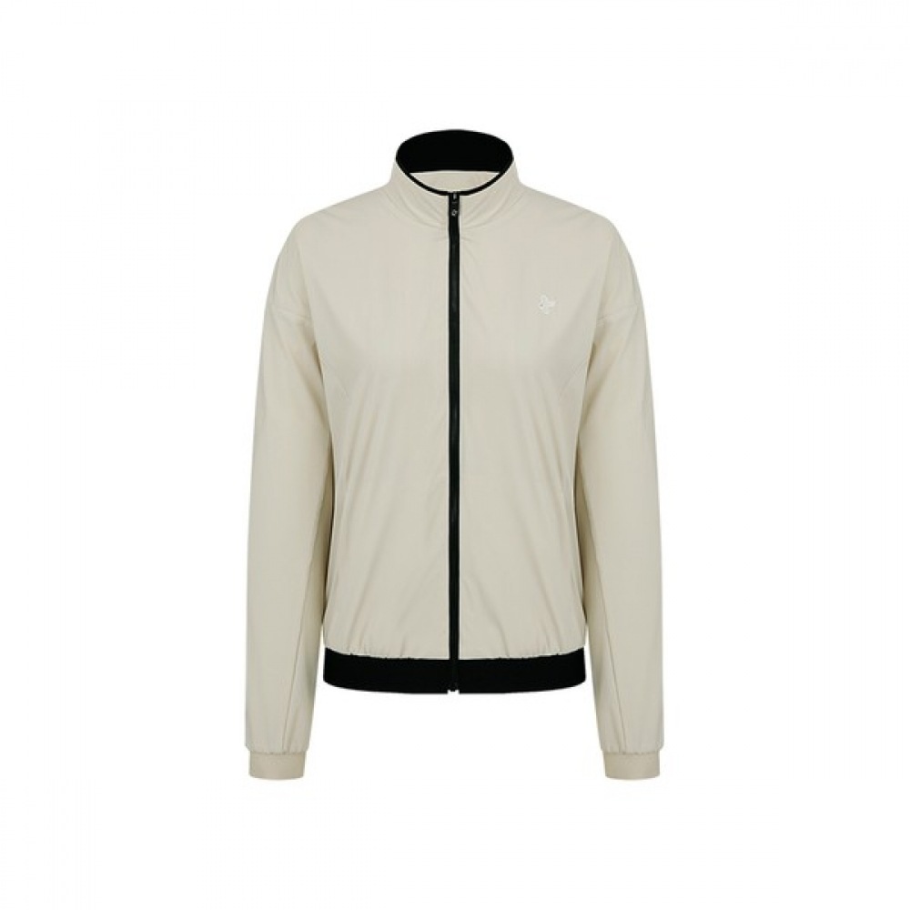 [Louis Castel] ショルダーバンド裏地付き女性用ルーズフィットジャンパー