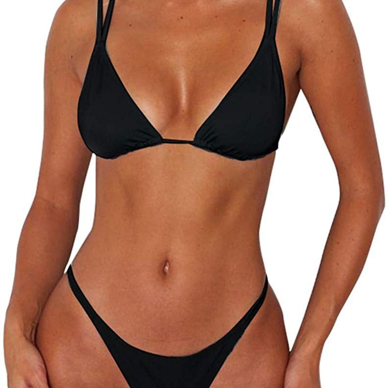 【1つ買うと10つ無料】水着ビキニ水着セクシー11色キャンディーカラークラシック水着