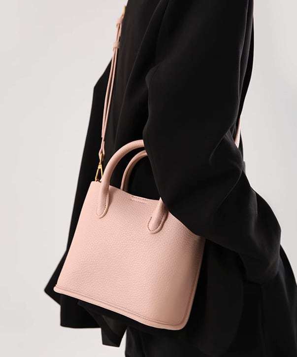 スクエア ミニ バケットバッグ 3色 2way ショルダー 韓国 2WAY 無地 フェイクレザー パーティースタイル ホームパーティーアイテム オフィススタイル エレガントスタイル