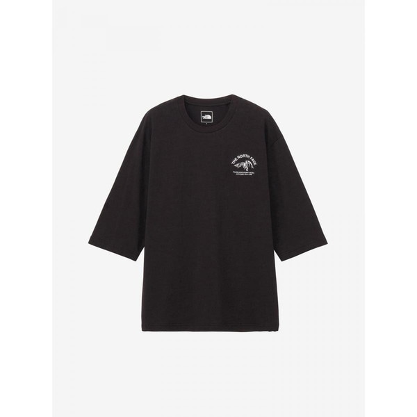 ザ・ノース・フェイス THE NORTH FACE クォータースリーブワンポイントロゴティー メンズ NT32537-K 7分袖シャツ