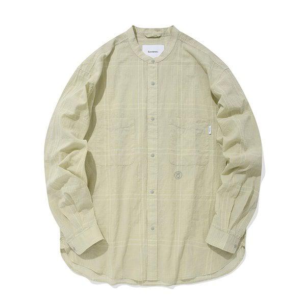 [通常価格: 89,000]スタンドカラーチェックシャツ サワーアップル CO2201SH04SP