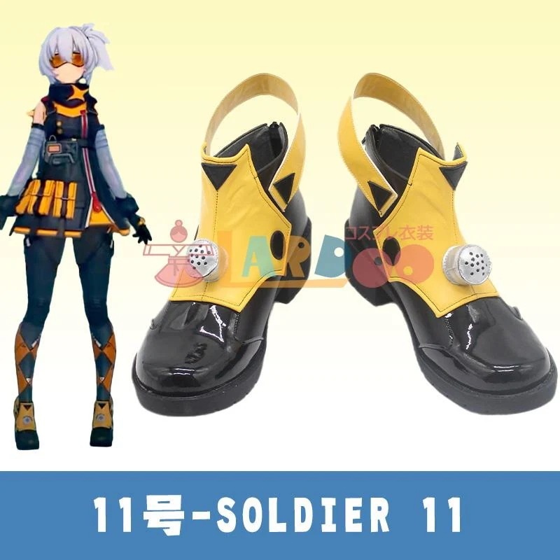 ゼンレスゾーンゼロ ゼンゼロ ZZZ 11号-Soldier コスプレ靴コスプレブーツ cosplay436